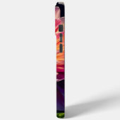 Heet Sinaasappel en Roze Dahlia Flower Case-Mate iPhone Case (Achterkant / Links)