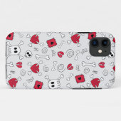 Heet Skulls and Crossbones Doodles iPhone5 Hoesje (Achterkant (horizontaal))