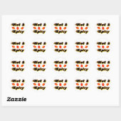 Heet & Spicy /5 Ronde Sticker (Vel)