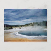 Heet Springs-geelsteen Briefkaart (Voorkant)