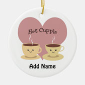 Heet stel! keramisch ornament (Voorkant)