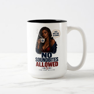 Heet, Stoutmoedig, en Niet Voor de Timiden Tweekleurige Koffiemok
