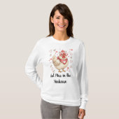 Heet Strop in de Kippenren Valentijn Kip T-shirt (Voorkant volledig)