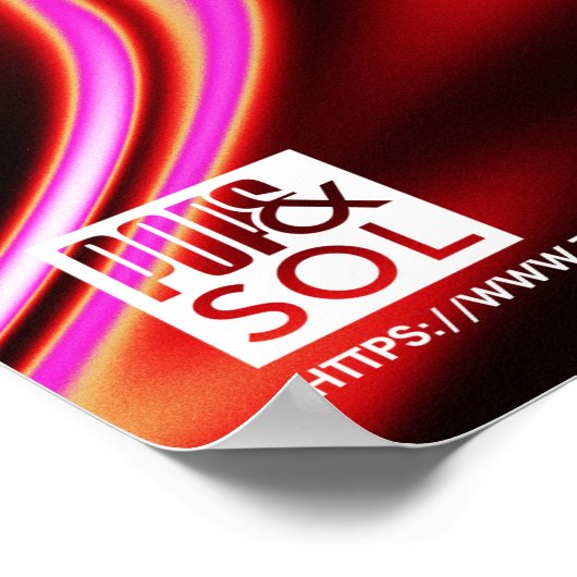 Heet Sunset Gradient poster (Hoek)