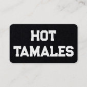 Heet Tamales Premium Visitekaartje (Voorkant)
