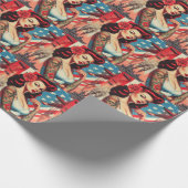 Heet Tattoo Pin-up Cadeaupapier (Hoek)