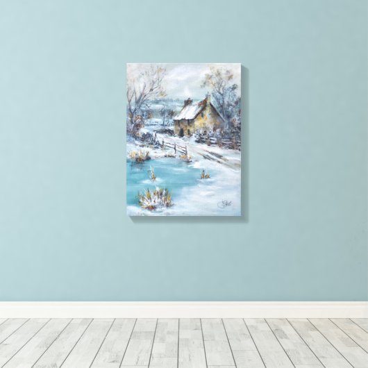 "Heet Thee" Canvas Afdruk (Insitu (Houten vloer))