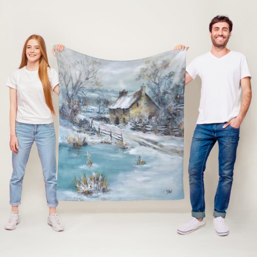 "Heet Thee" Fleece Deken (In situ)