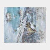 "Heet Thee" Fleece Deken (Voorkant (Horizontaal))