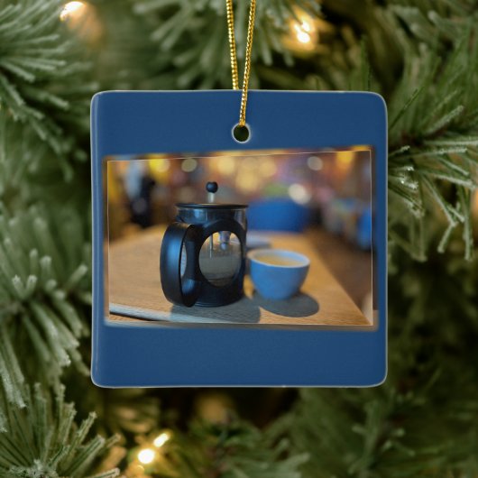 Heet thee keramisch ornament (Boom)