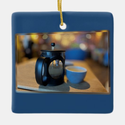 Heet thee keramisch ornament (Voorkant)