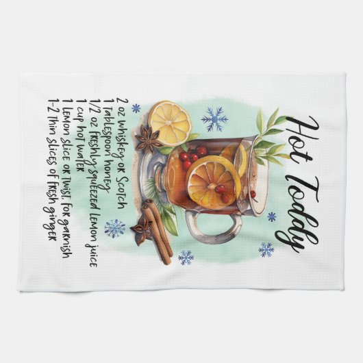 Heet Toddy Recept Koken Essentieel Theedoek (Horizontaal)