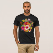 Heet Tropische Bloemen T-shirt (Voorkant volledig)