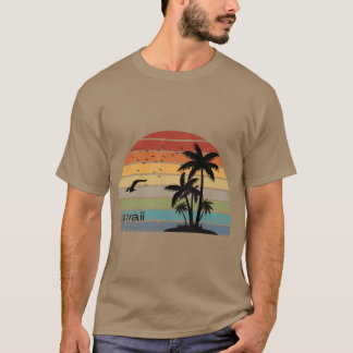 Heet Vintage Hawaiaanse EilandenHawaii Aloha Staat T-shirt