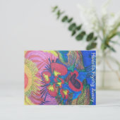 Heet vliegend briefkaart (Staand voorkant)