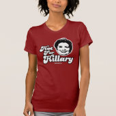 Heet voor Hillary T-shirt (Voorkant)