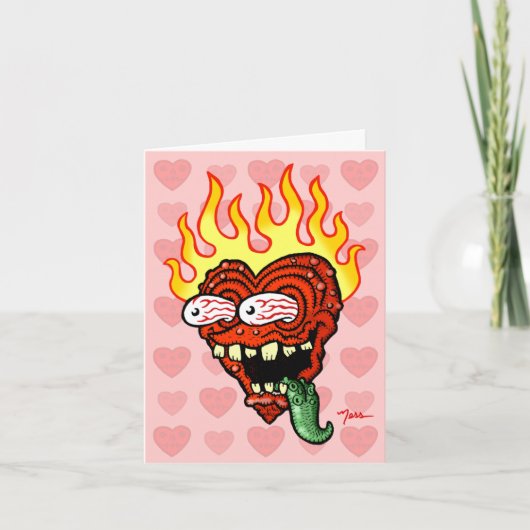 Heet voor jou! feestdagen kaart (Voorkant)