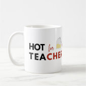 Heet voor leraar Hete thee Grappig Koffiemok (Links)