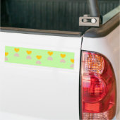 Heet vormen op lichtgroen bumpersticker (Op Truck)