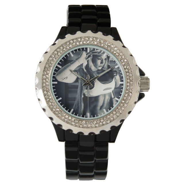 Heet Vrouw Fitness Meisje Horloge (Voorkant)