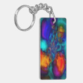 "Heet, warm, warm" dubbelzijdig acrylhoudend Sleut Sleutelhanger (Voorkant Links)