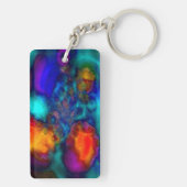 "Heet, warm, warm" dubbelzijdig acrylhoudend Sleut Sleutelhanger (achterkant)