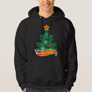 Heet Wheels Hot Wheels-kerstboom Hoodie