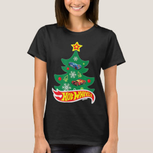 Heet Wheels Hot Wheels-kerstboom T-shirt