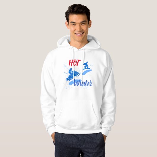 Heet Winter aanpasbaar grappig Hoodie (Voorkant volledig)