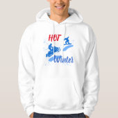 Heet Winter aanpasbaar grappig Hoodie (Voorkant)