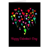 Heet witte Valentijnsdag regenboogkunst (Voorkant)