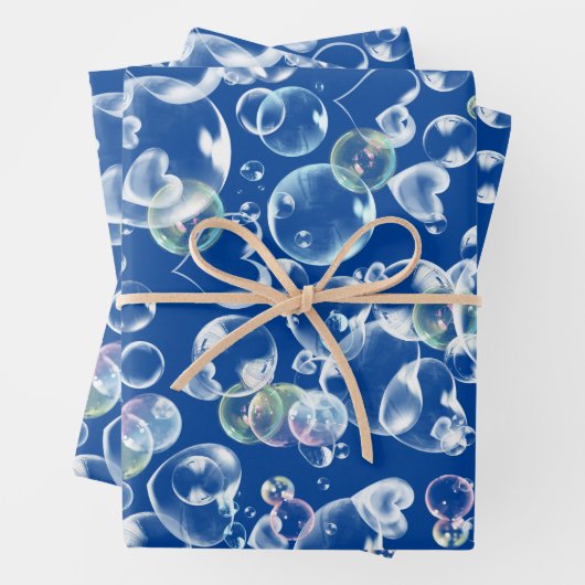 Heet zeep Bubbles Inpakpapier Vel (In situ)