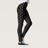 Heet zwart roze Iridescent Cute  Pattern Leggings (Rechts)