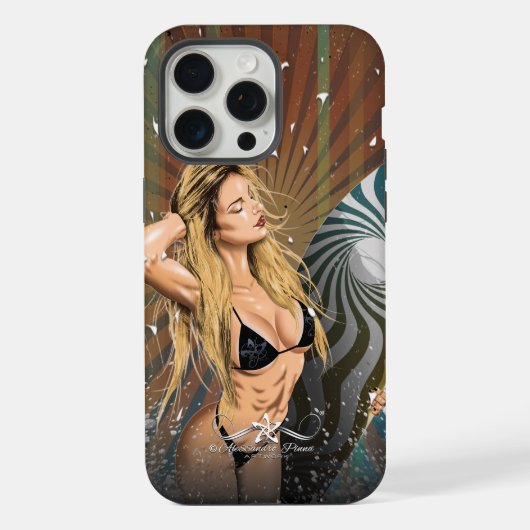 Heete Zomer iPhone Hoesje (Achterkant)