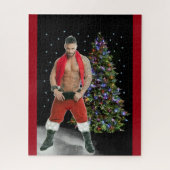 Heetste Hunk Buff Kerstmis Legpuzzel (Verticaal)
