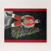 Heetste Hunk Buff Kerstmis Legpuzzel (Horizontaal)