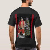 Heetste Hunk Buff Kerstmis T-shirt (Achterkant)