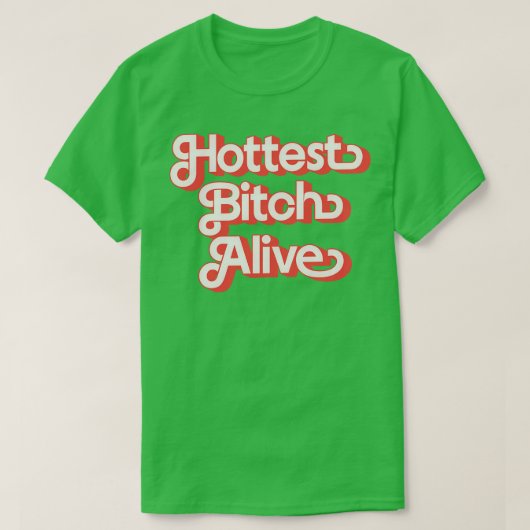 Heetste levend t-shirt (Design voorkant)