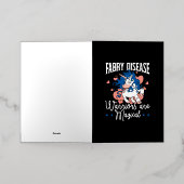 Heetste orgaandonoroperatie folie wenskaart (Buiten Laag)