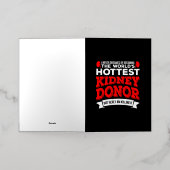 Heetste orgaandonoroperatie folie wenskaart (Buiten Laag)