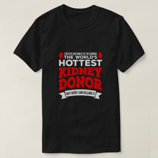 Heetste orgaandonoroperatie t-shirt (Design voorkant)