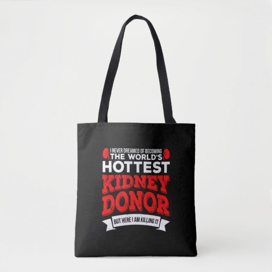 Heetste orgaandonoroperatie tote bag (Voorkant)