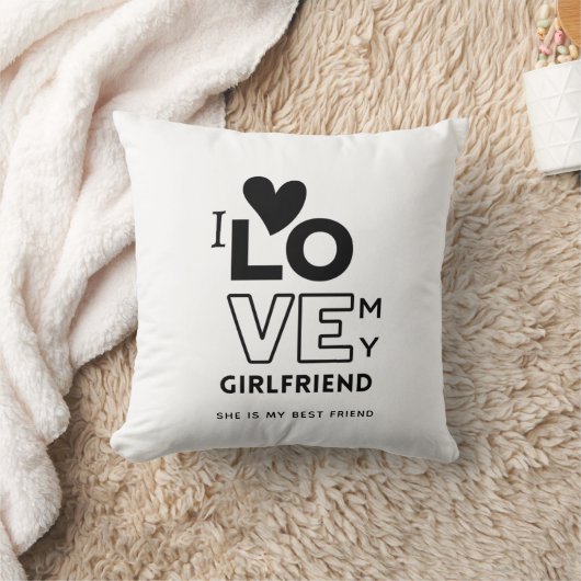 HEETSTE Vriendin Alert! Ik hou van mijn vriendin A Kussen (Deken)