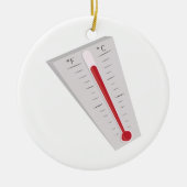 Heetthermometer Keramisch Ornament (Voorkant)