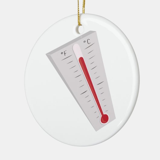 Heetthermometer Keramisch Ornament (Links)