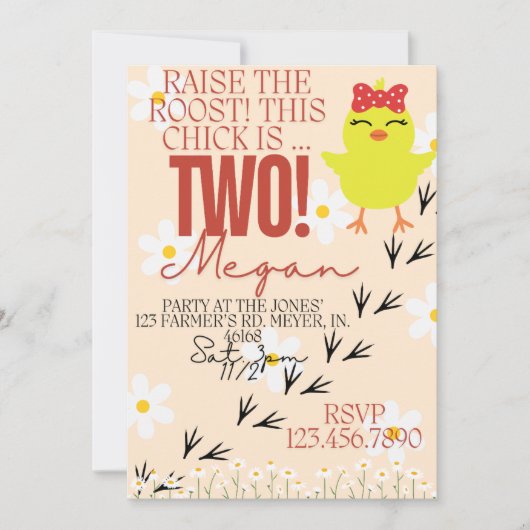 Hef de kamers op om uit te nodigen kaart (Voorkant)