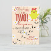 Hef de kamers op om uit te nodigen kaart (Staand voorkant)