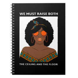 Hef de plafondvloer aan met de rechten van de vrou notitieboek