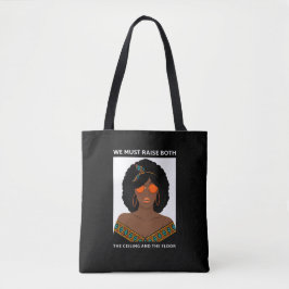 Hef de plafondvloer aan met de rechten van de vrou tote bag