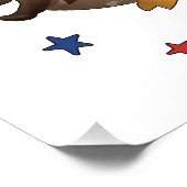 Hef de vlag op perfect poster (Hoek)